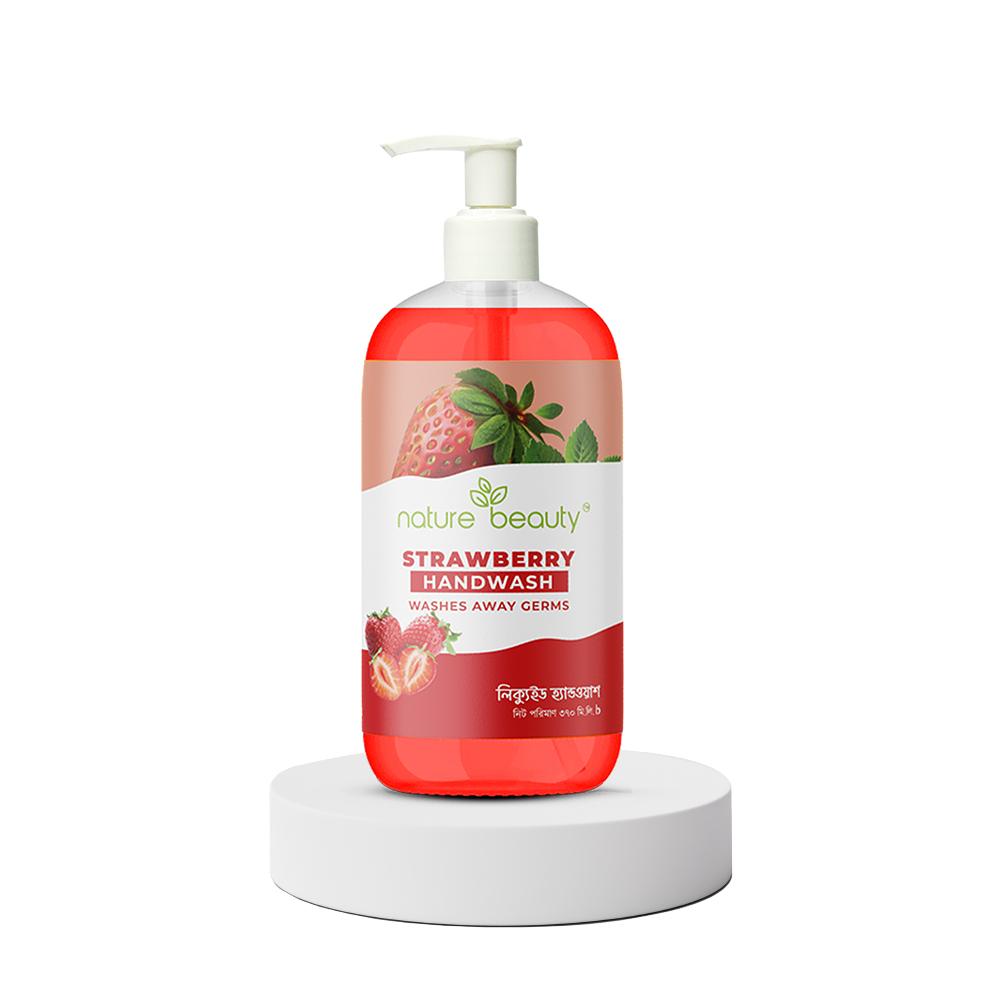 Nature Beauty Strawberry Hand Wash (370ml)