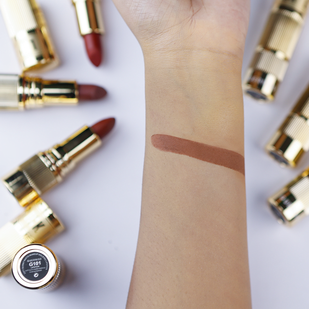 Guerniss Soft Burnt Matte Lipstick – Best Long-Lasting Matte Lipstick