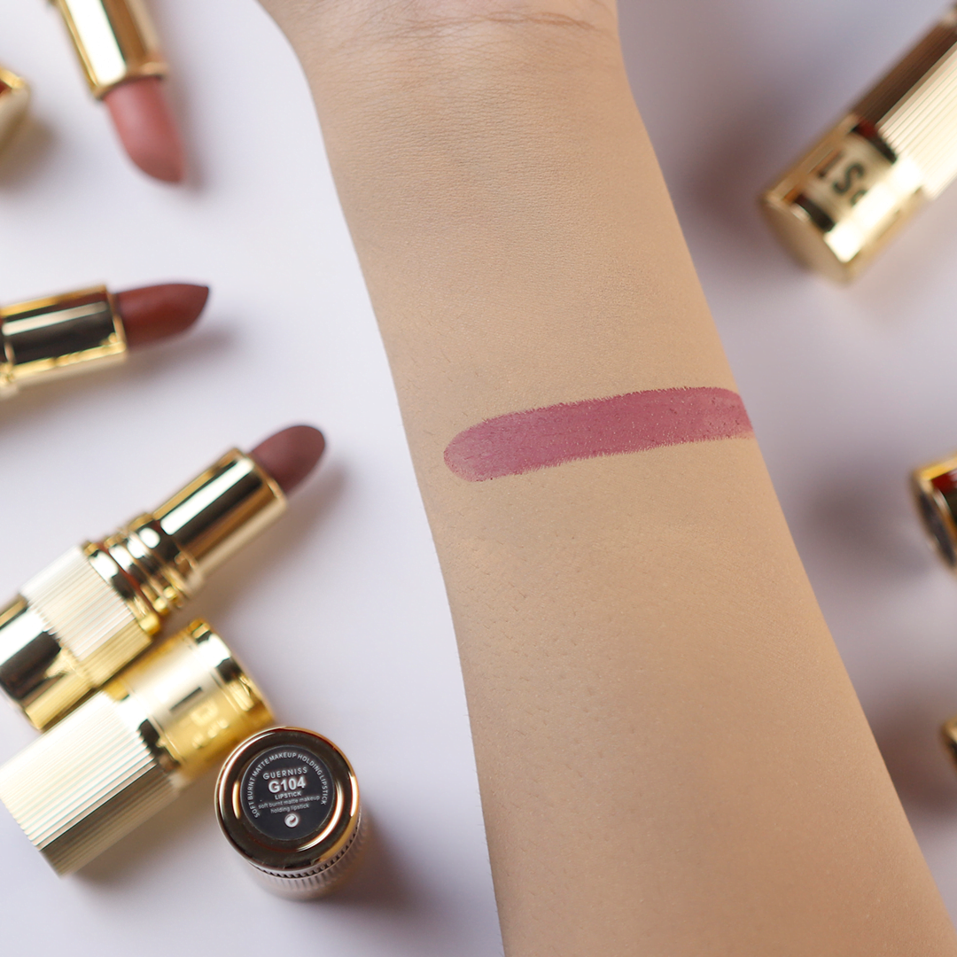 Guerniss Soft Burnt Matte Lipstick – Best Long-Lasting Matte Lipstick
