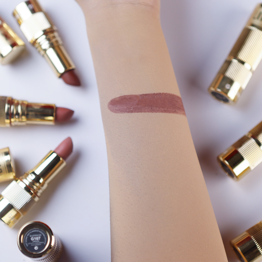 Guerniss Soft Burnt Matte Lipstick – Best Long-Lasting Matte Lipstick