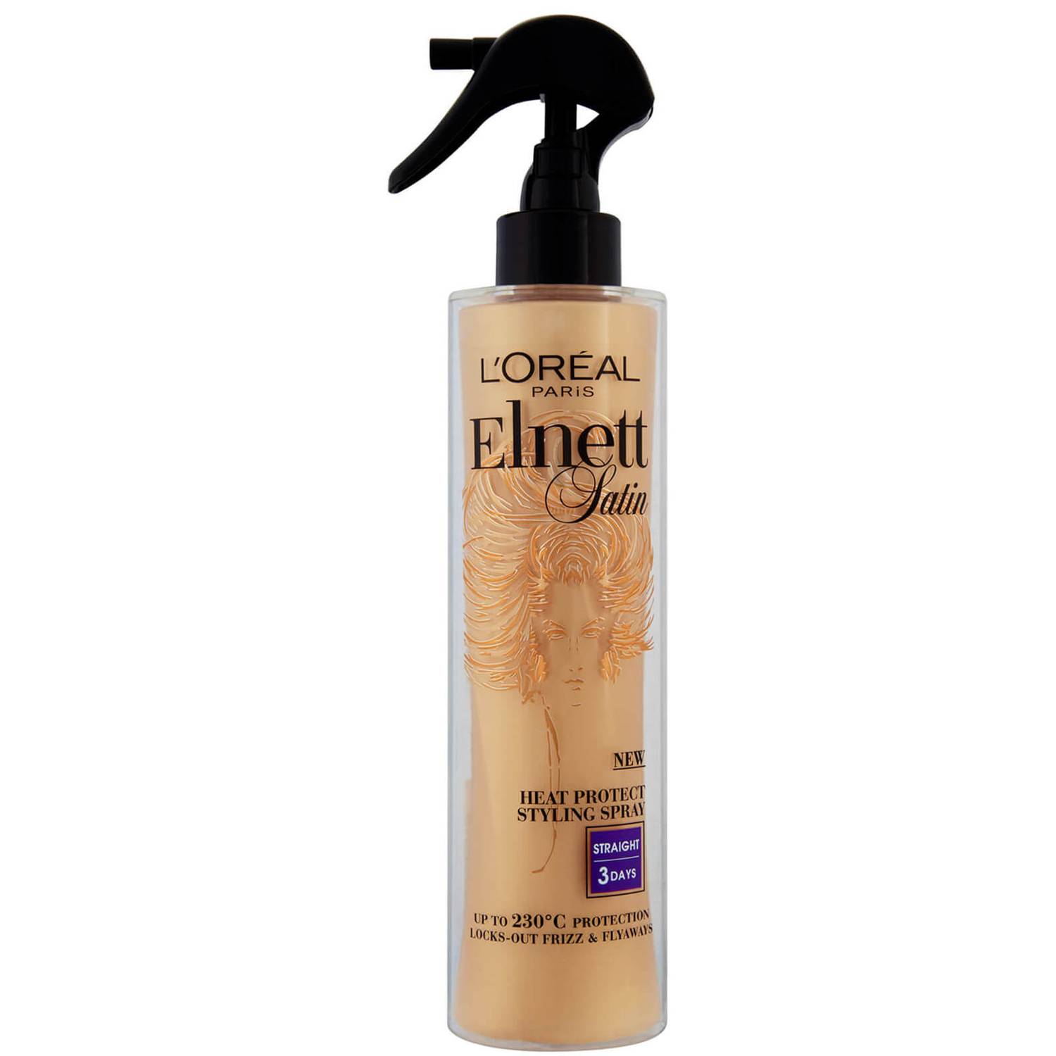 Loreal Elnett Satin Smooth Heat Protect Styling Hair Spray 170ml