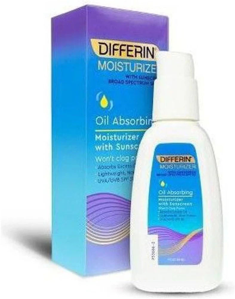Differin Oil Absorbing Moisturizer With Sunscreen Broad Spectrum SPF 30