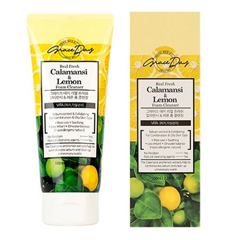 Grace Day Calamansi & Lemon Faom Clenasing 100ml