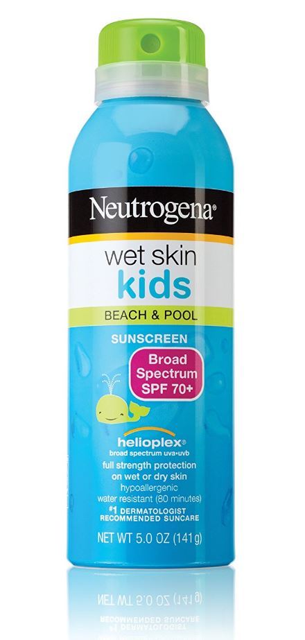 Neutrogena Wet Skin Kids Sunscreen Spray 70+ 141g