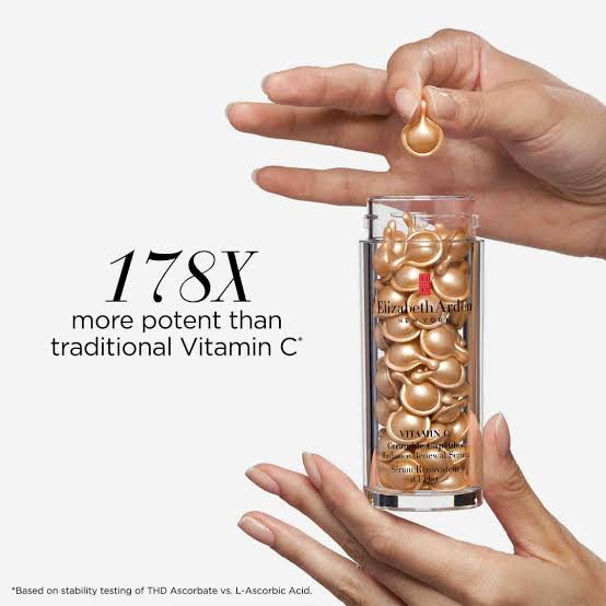 Elizabeth Arden Vitamin C Ceramide Capsules Serum, Daily Skin Care, Birghtening Face Serum, 60 pcs, 28ml