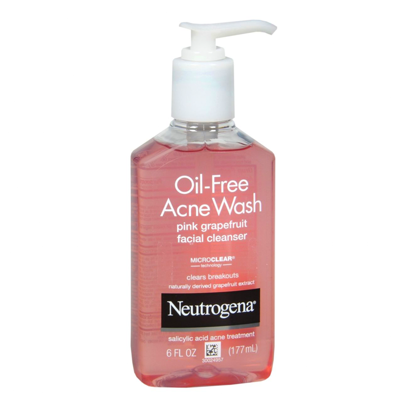 Neutrogena Oil Free Acne Wash Pink Grapefruit Facial Cleanser