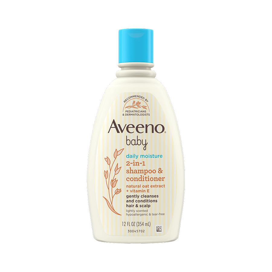 Aveeno Baby Daily Moisture 2-In-1 Baby Shampoo & Conditioner 354ml