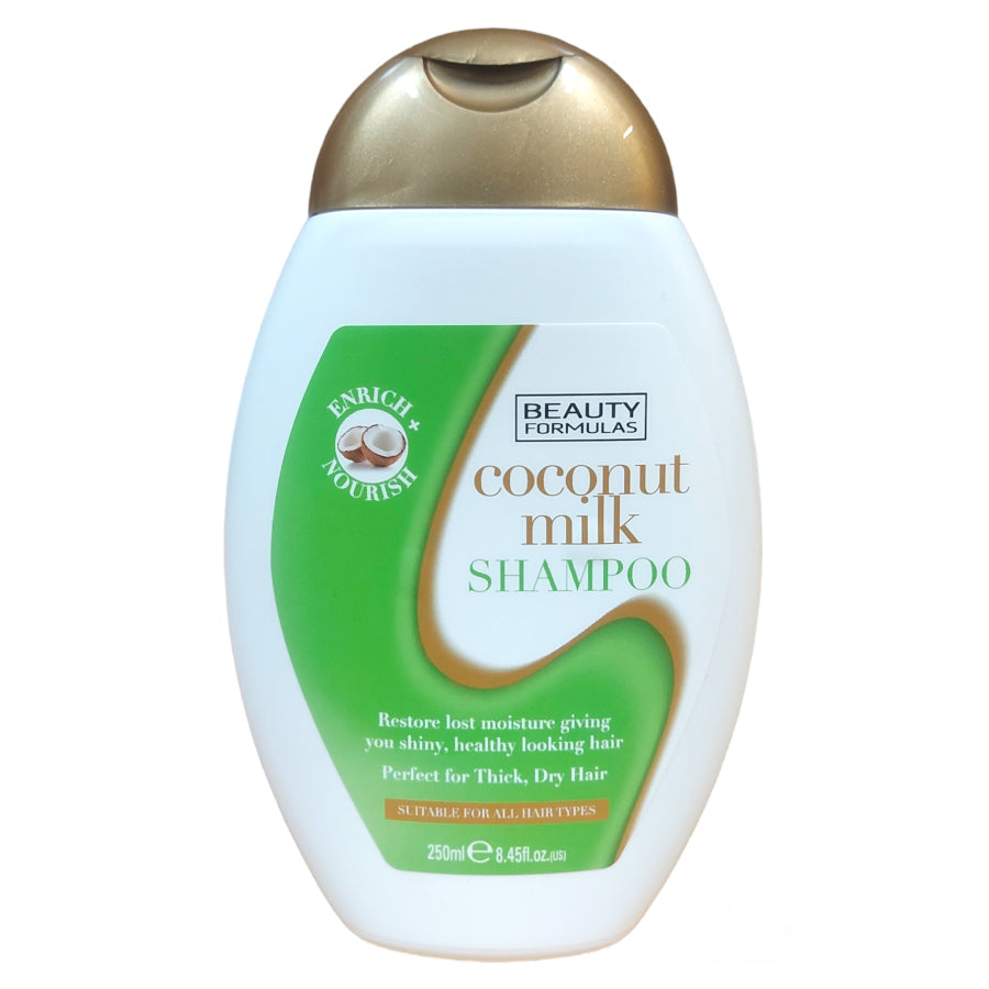Beauty Formulas Coconut Milk Shampoo 250ml