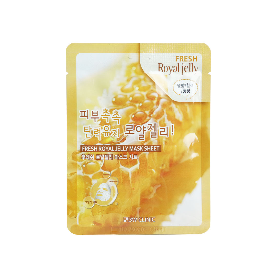 3W Clinic Fresh Royal Jelly Mask Sheet 23g