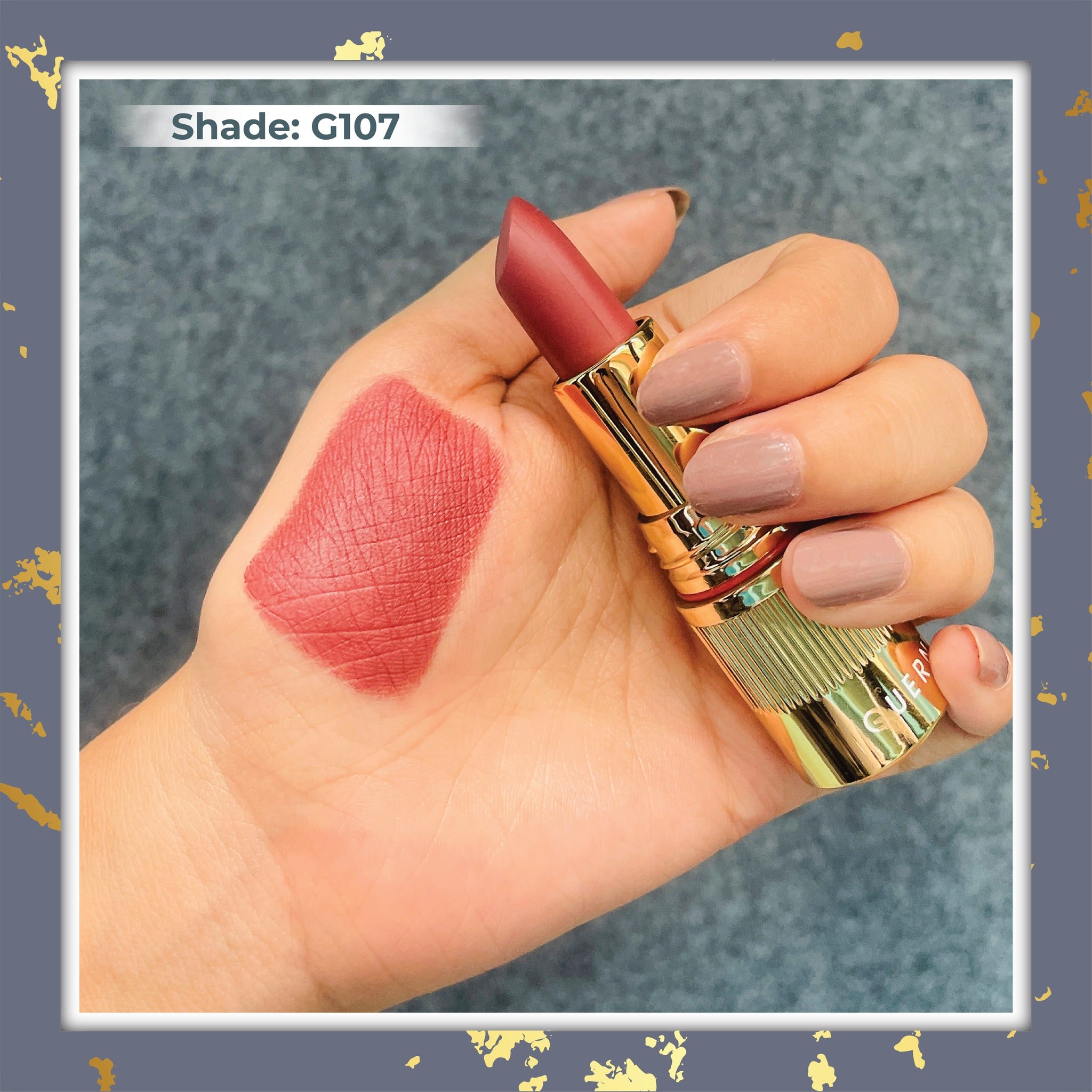 Guerniss Soft Burnt Matte Lipstick – Best Long-Lasting Matte Lipstick