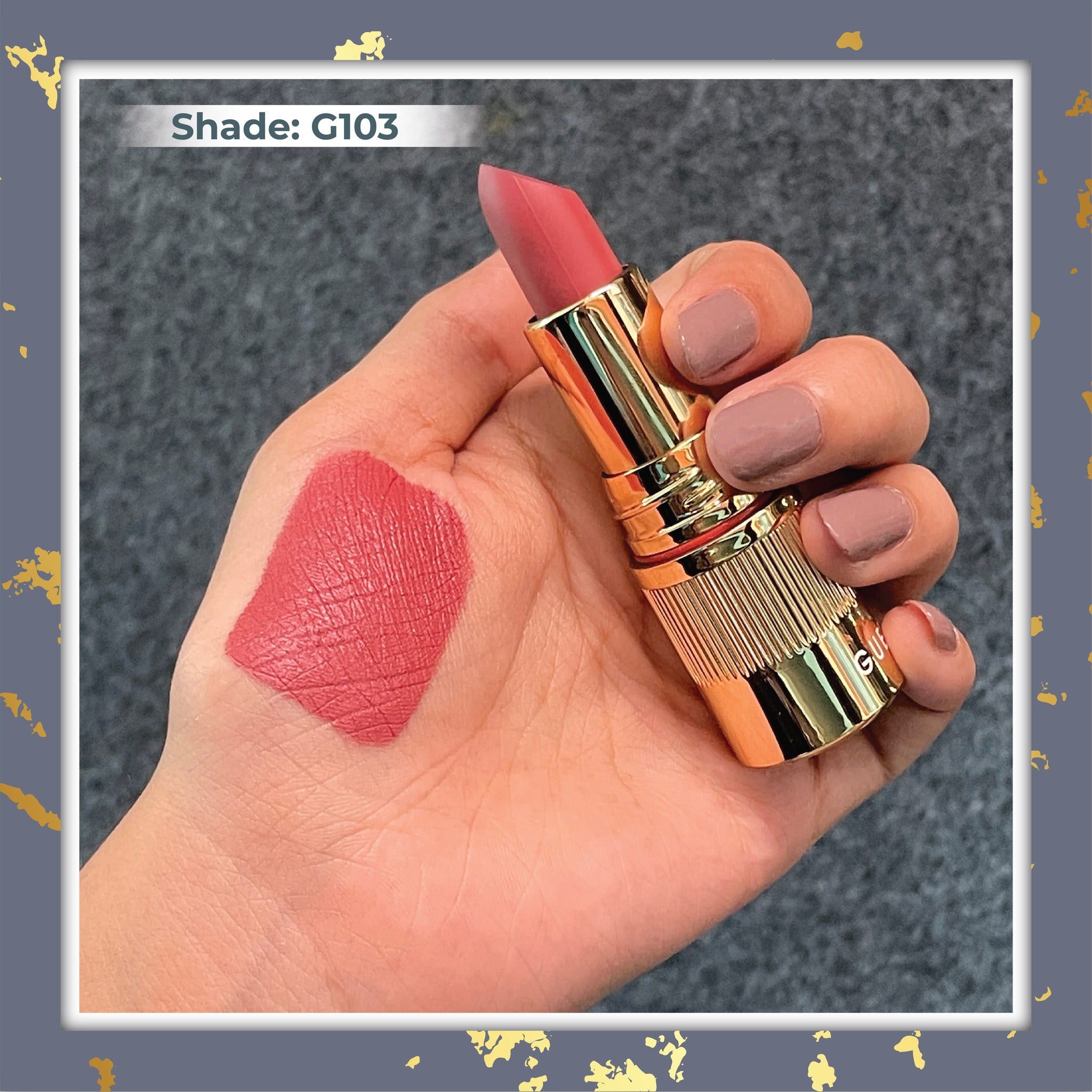 Guerniss Soft Burnt Matte Lipstick – Best Long-Lasting Matte Lipstick