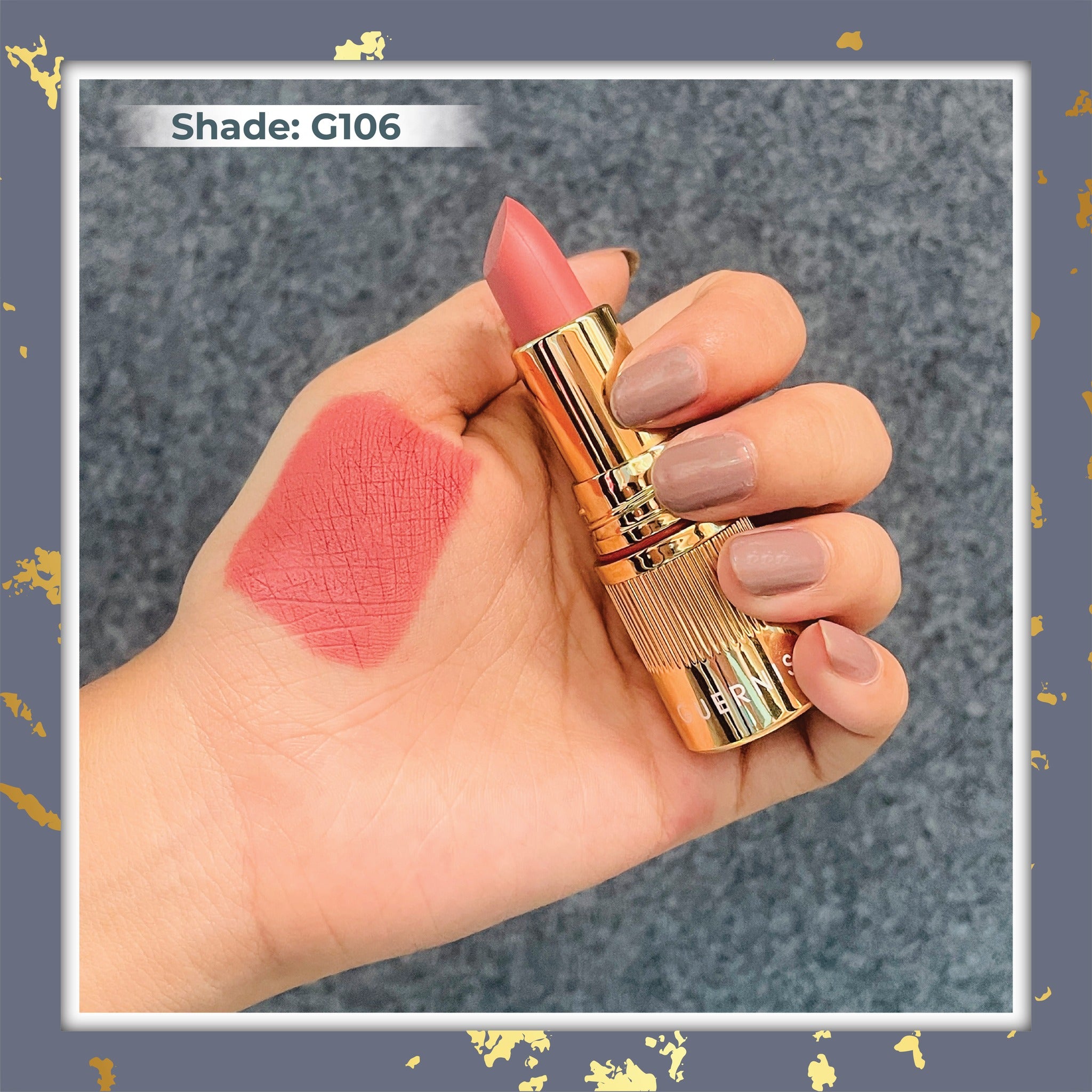 Guerniss Soft Burnt Matte Lipstick – Best Long-Lasting Matte Lipstick