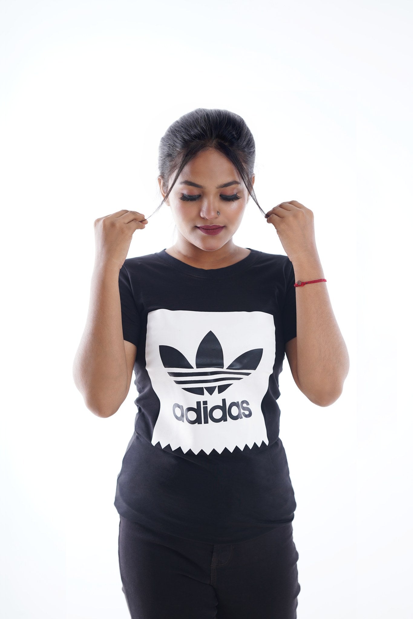 Adidas Black Women's T-Shirt.