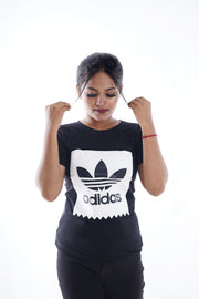 Adidas Black Women's T-Shirt.
