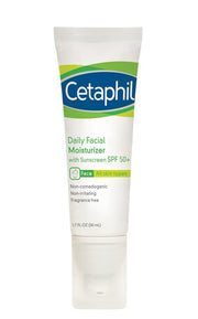 Cetaphil Daily Facial Moisturizer With Sunscreen SPF50+ For All Skin Types