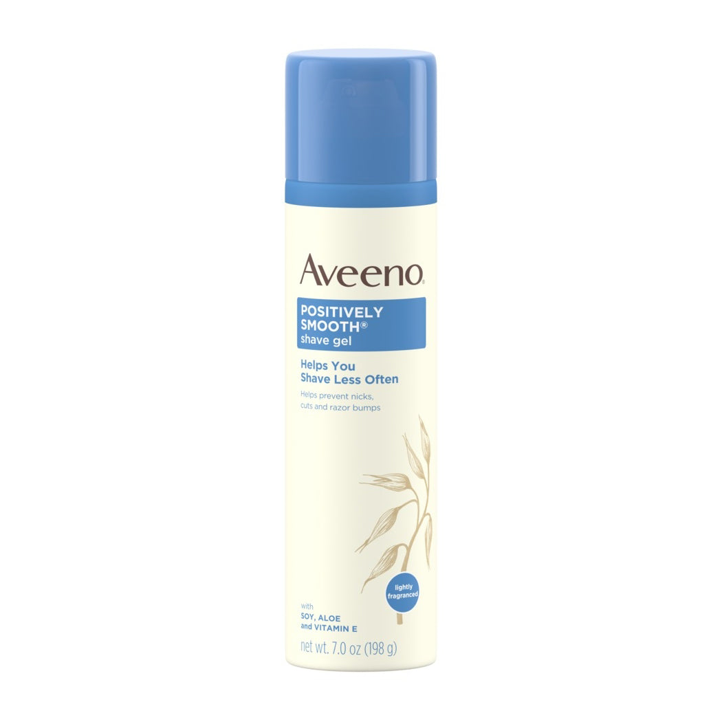 Aveeno Positively Smooth Moisturizing Shave Gel 198g