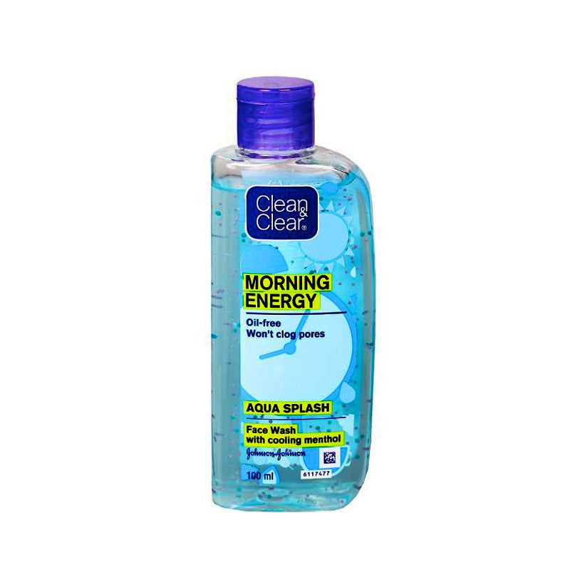 Clean & Clear Morning Energy Aqua Splash Face Wash with Cooling Menthol