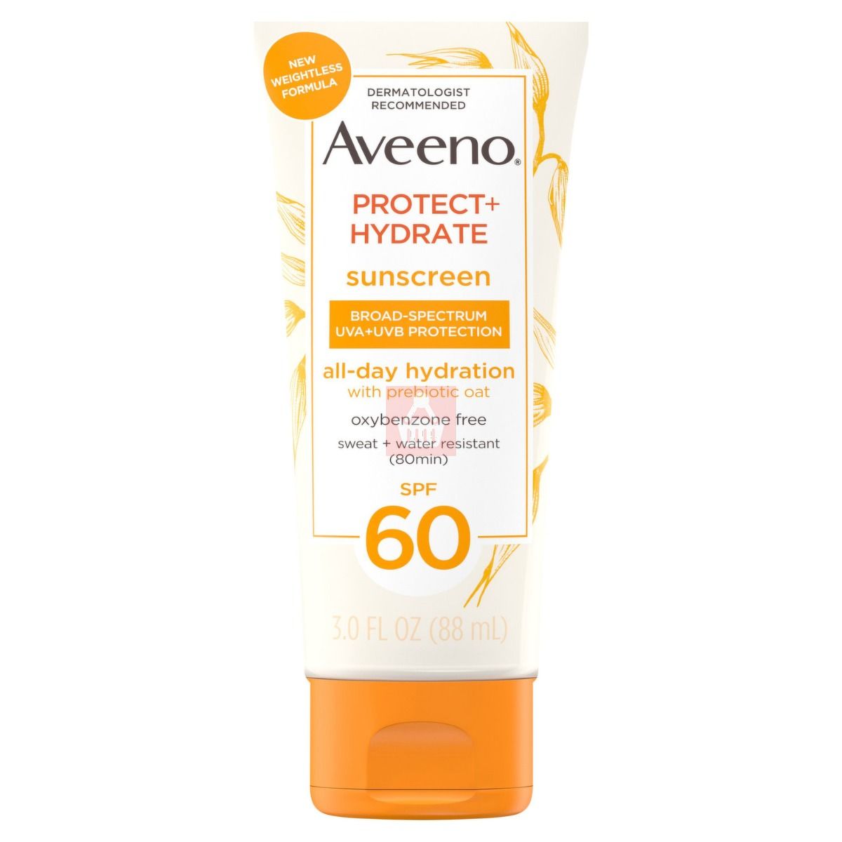 Aveeno Protect + Hydrate Oxybenzone-Free SPF60 Face Sunscreen Lotion 88ml