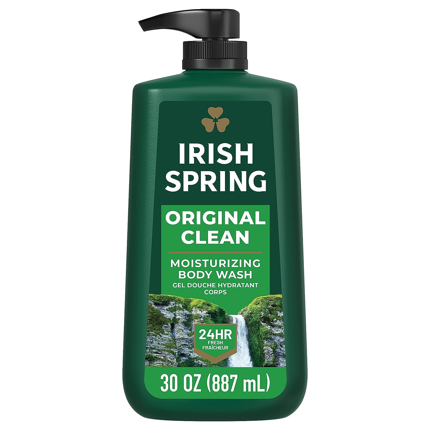Irish Spring Original Clean Moisturizing Face & Body Wash 887ml