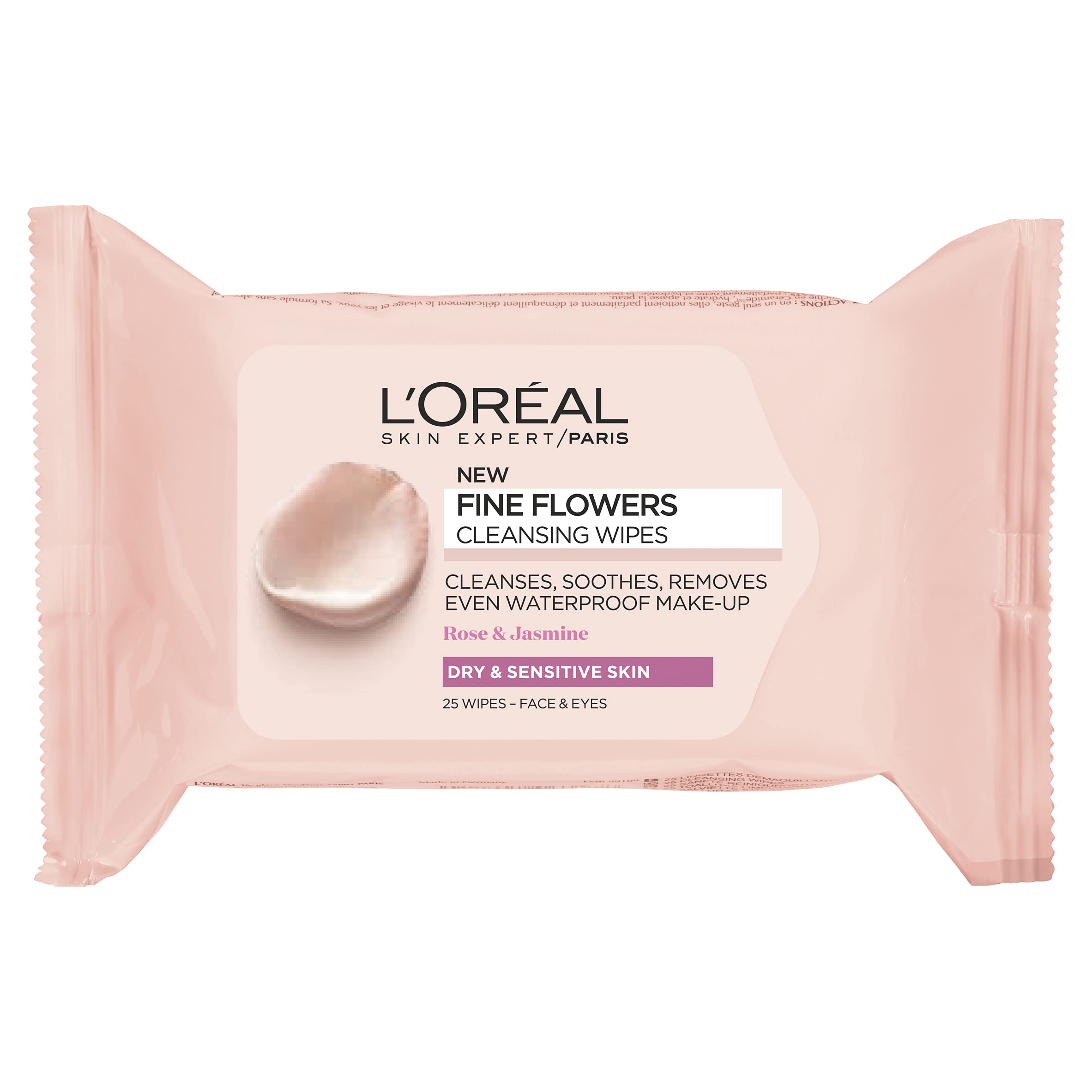 LO'real Fine Flowers Dry to Sensitive Cleansing Wipes