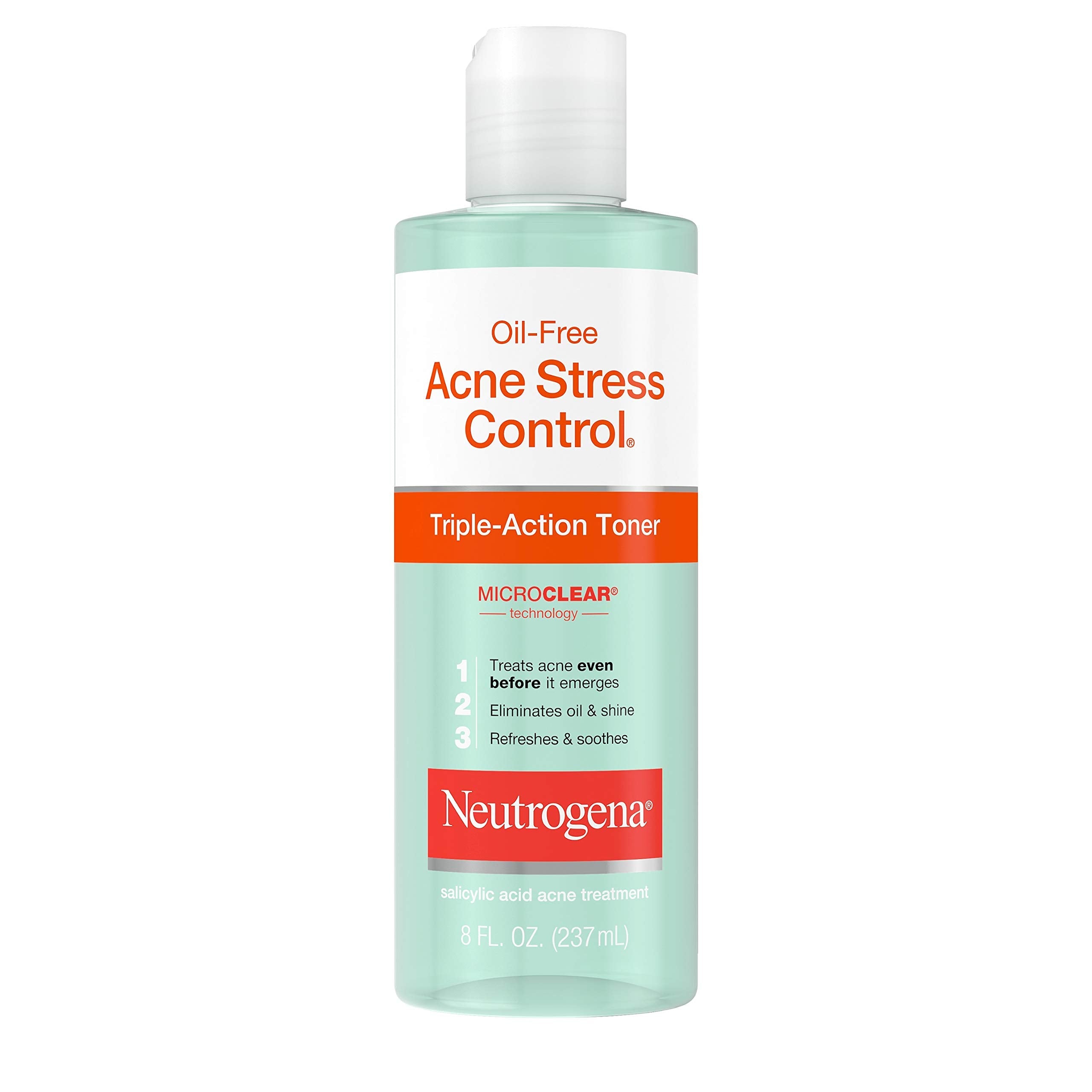 Neutrogena Oil Free Acne Stress Control Triple Action Toner 237ml