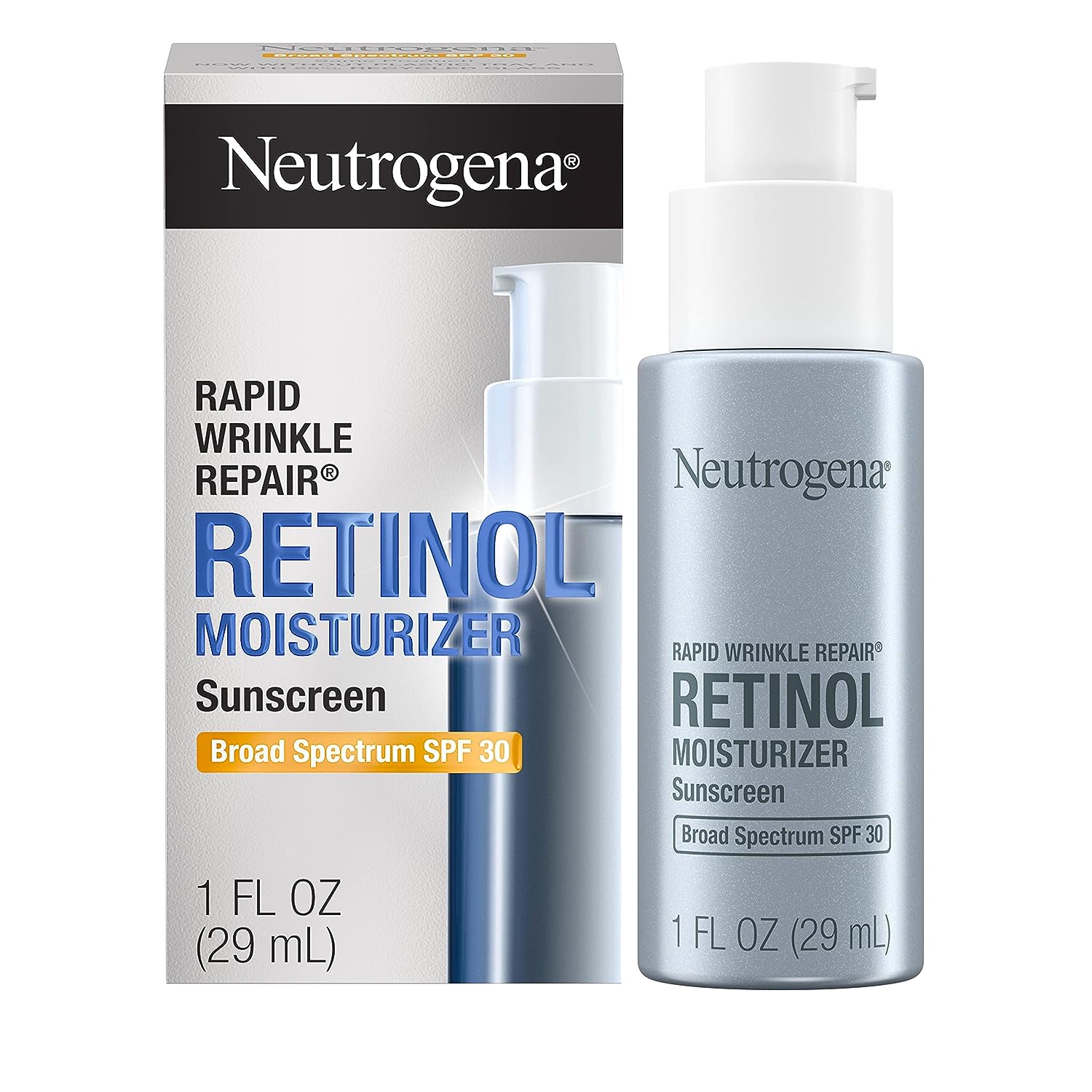 Neutrogena Rapid Wrinkle Repair Retinol Moisturizer Sunscreen SPF 30