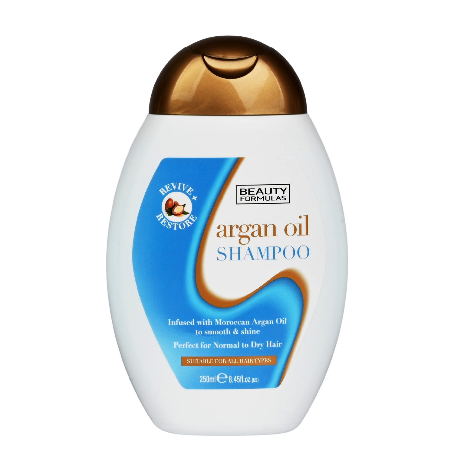 Beauty Formulas Argan Oil Shampoo 250ml