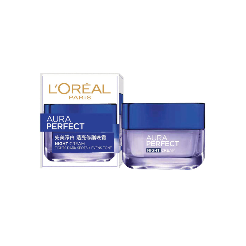 Loreal Paris Aura Perfect Figjts Dark Sports + Even Tone Night Cream 50ml