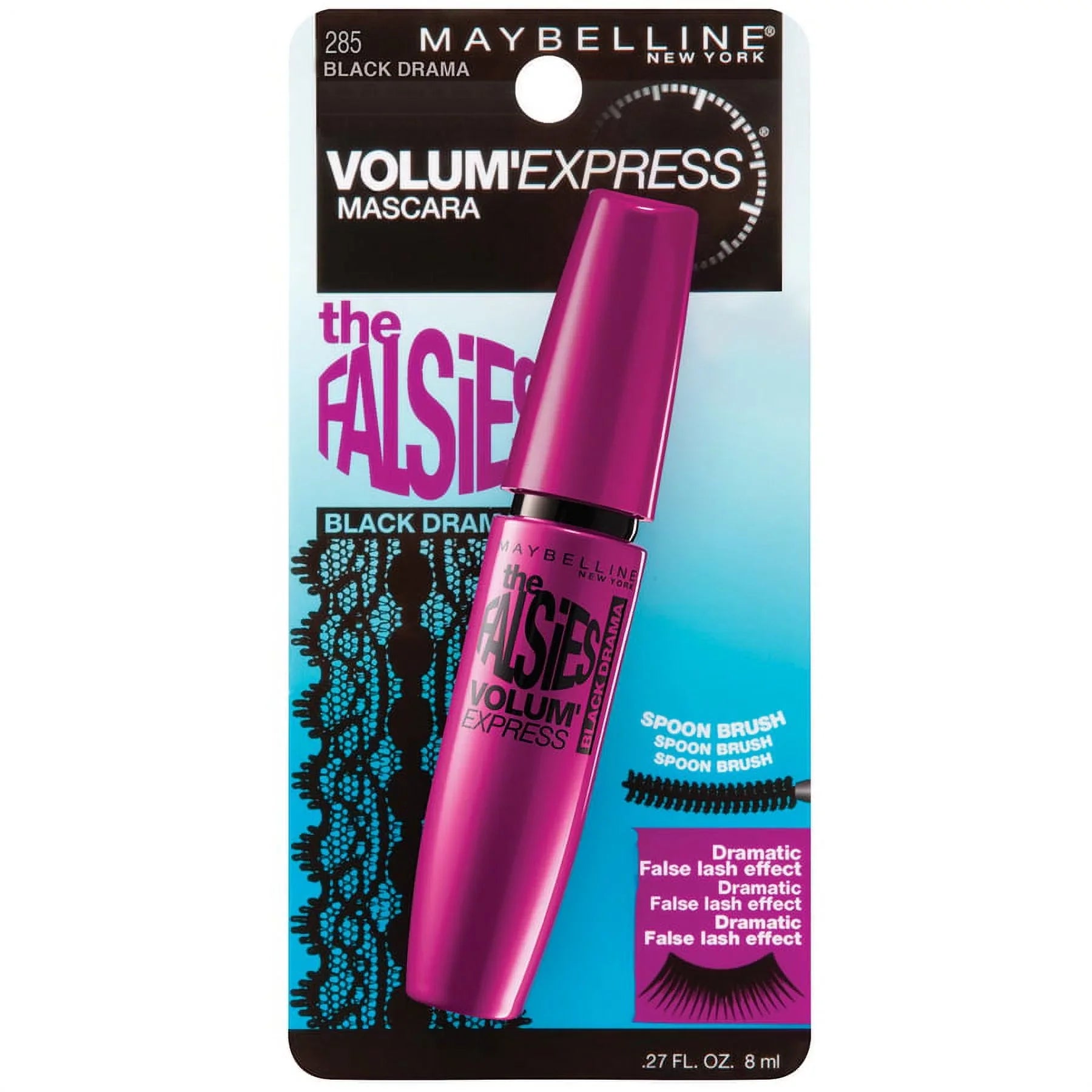 Maybelline Volum Express The Falsies Washable Mascara - 285 Black Drama