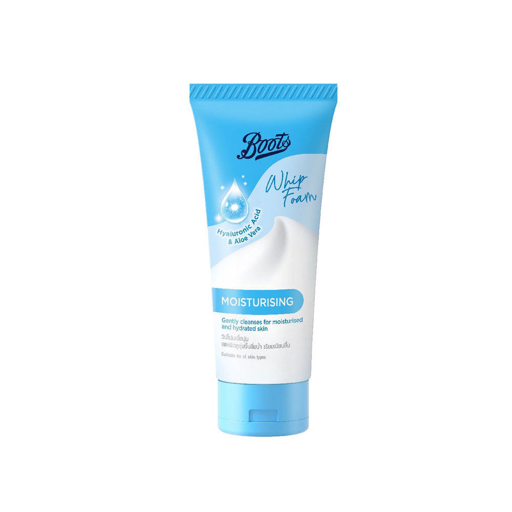 Boots Whip Foam Moisturizing Cleanser