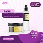 COSRX Advanced Snail 96 Mucin Essence & 92 All In One Cream Combo – Deep Repair & Hydration Skincare Duo