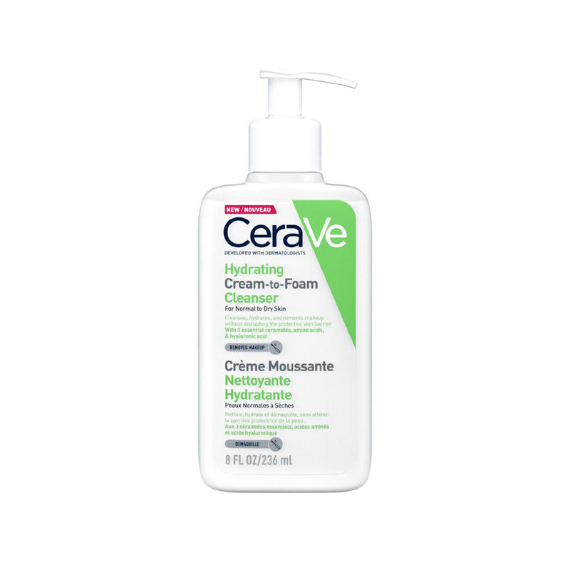 Cerave Hydrating Cream-to-Foam Cleanser