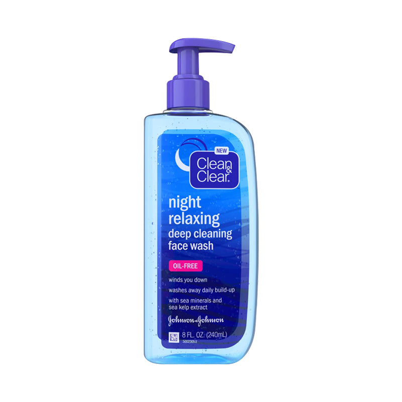 Clean & Clear Night Relaxing Deep Cleansing Face Wash