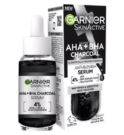 Garnier SkinActive AHA+BHA Charcoal Anti-blemish Serum 30ml
