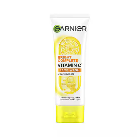 Garnier Bright Complete Vitamin C Face Wash (100gm)