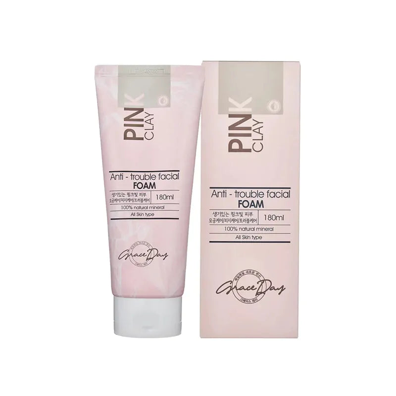 Grace Day Pink Clay Anti Trouble Facial Foam 180ml
