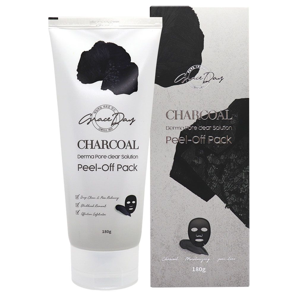 Grace Day Charcoal Derma Pore Dear Solution Peel Off Pack 180ml