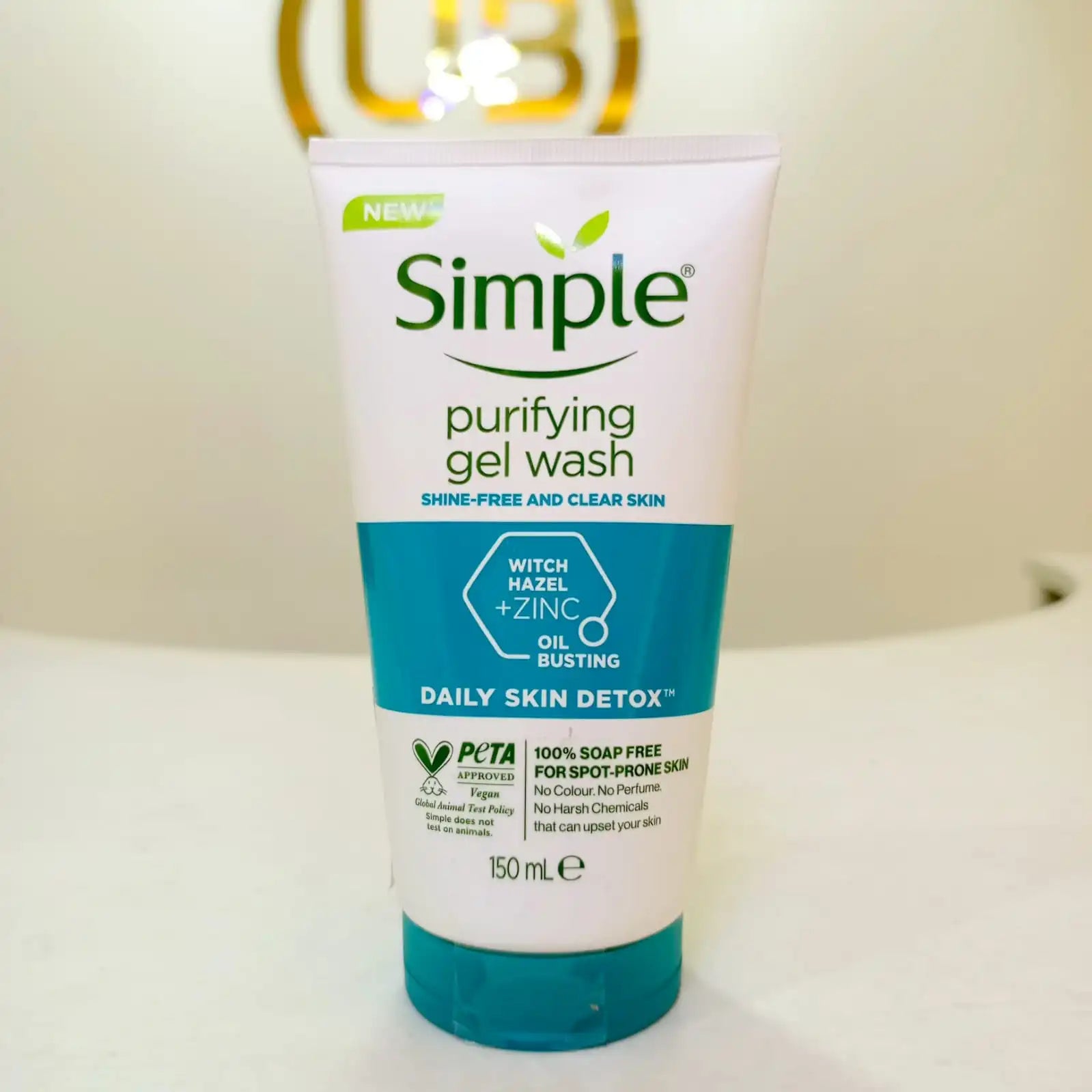Simple Witch Hazel+Zinc Oil Busting Purifying Gel Wash 150ml