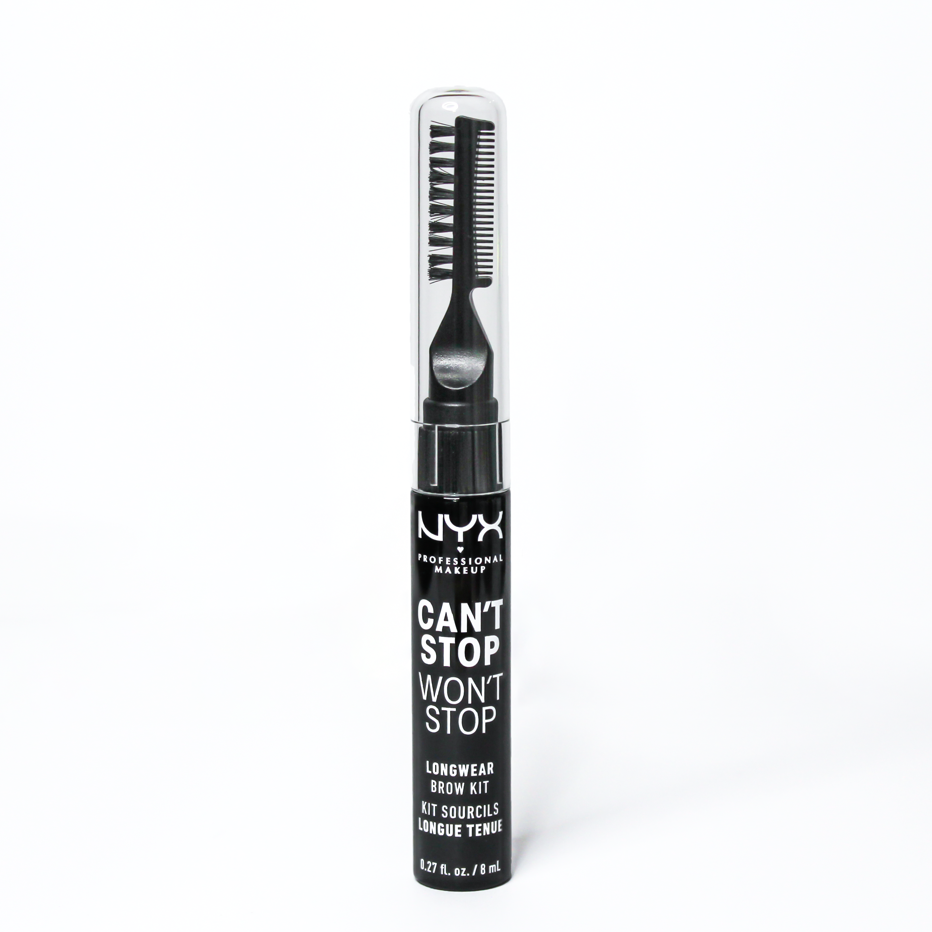 NYX Can't Stop Won't Stop Longwear Brow Kit - 08 BLACK