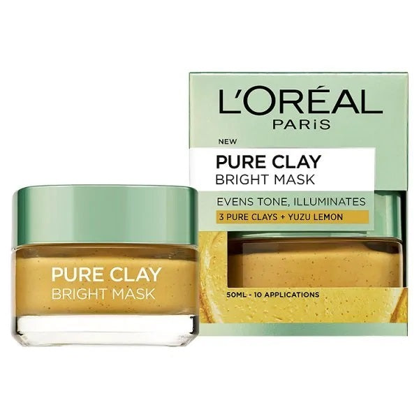 L’Oreal Paris Pure Clay Bright Face Mask 50ml