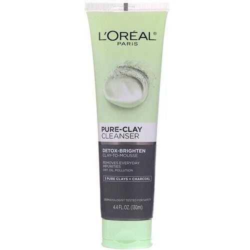 Loreal Pure Clay Daily Detox Cleanser 130ml