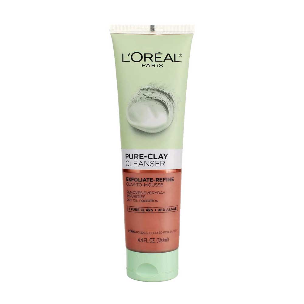 L'oreal Exfoliate & Refine Pure-Clay Cleanser 130ml