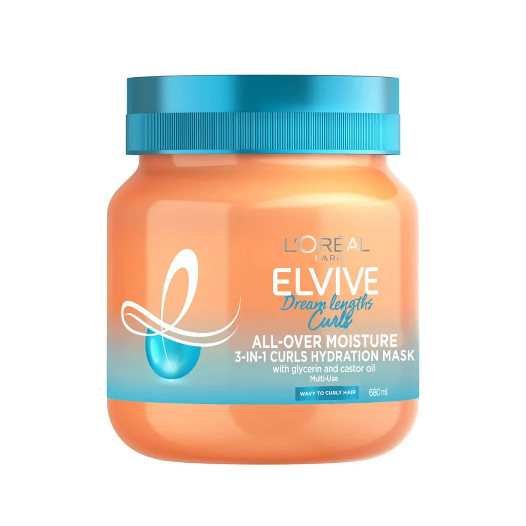 L'Oreal Elvive Dream Lengths Curls 3-in-1 Curls Hydration Mask 680ml