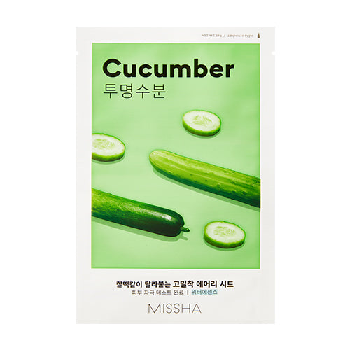 Missha Airy Fit Sheet Mask [Cucumber] - 19gm