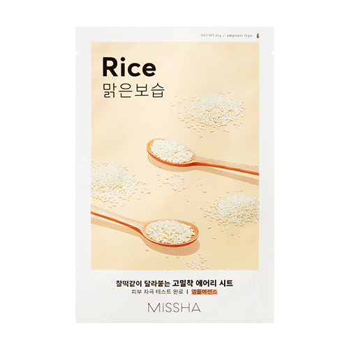 Missha Airy Fit Sheet Mask [Rice] - 19gm