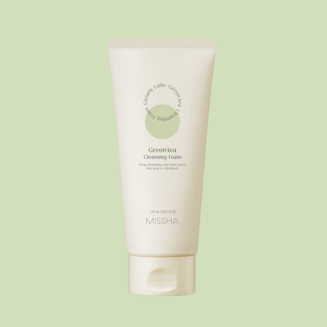Missha Creamy Latte Cleansing Foam [Green Tea] R - 172ml