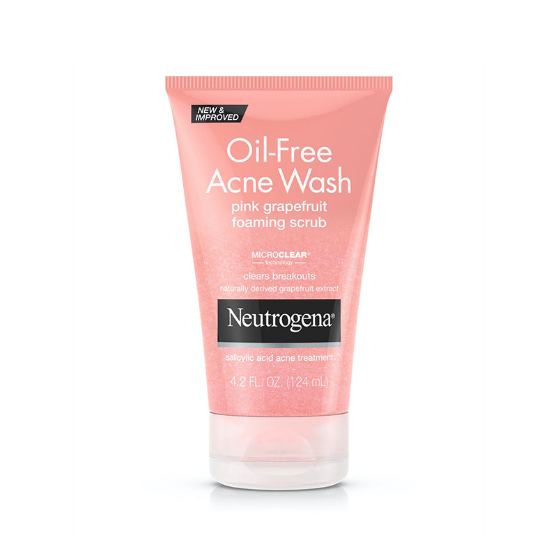 Neutrogena Oil-Free Acne Wash Pink Grapefruit Foaming Scrub 59ml