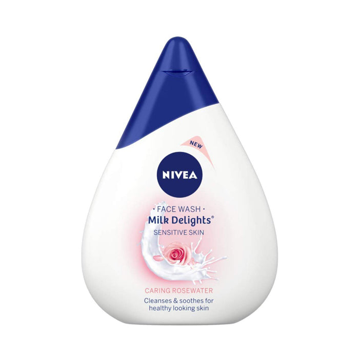 Nivea Face Wash Milk Delights Caring Rosewater (Sensitive Skin)