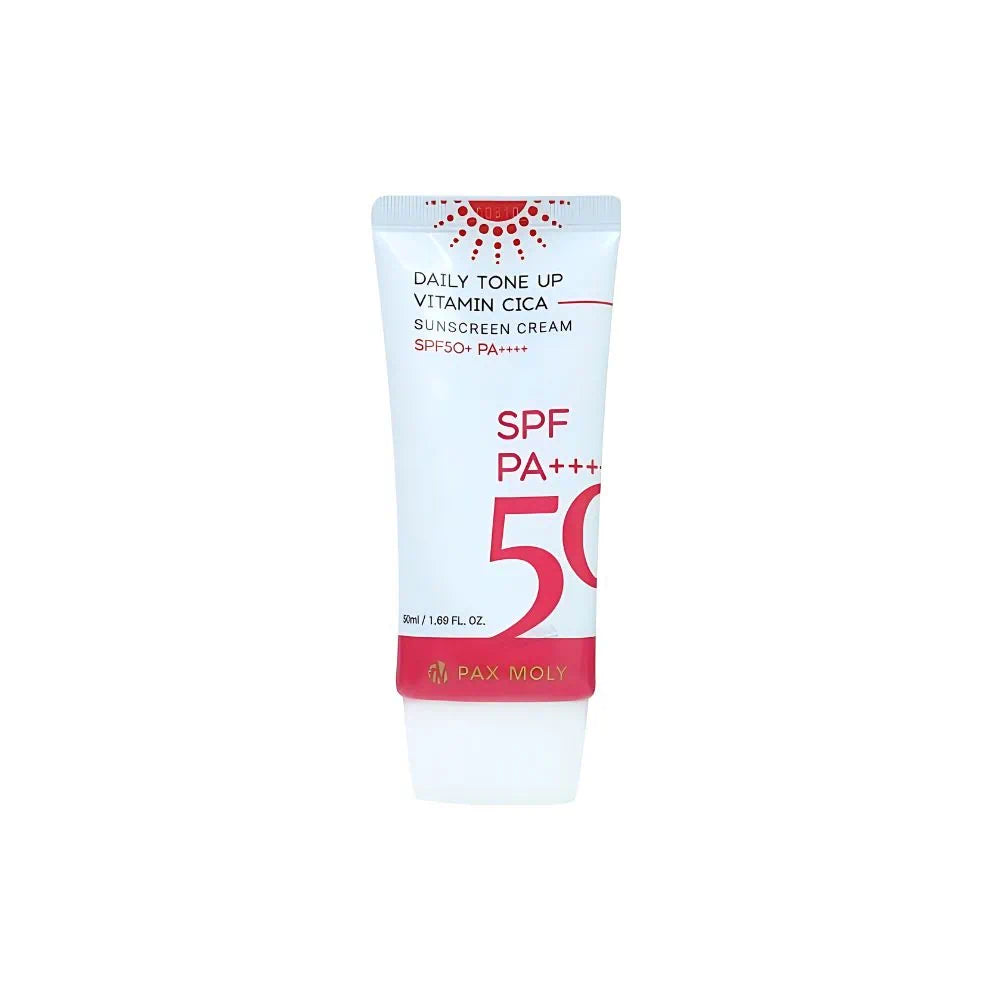 Pax Moly Daily Tone Up Vitamin Cica Sunscreen Cream SPF50+ PA++++ (50 gm)