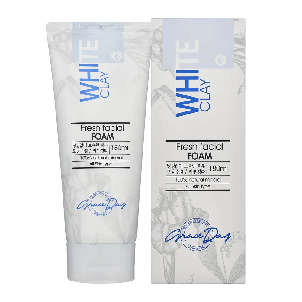 Grace Day White Clay Fresh Facial Foam 180ml